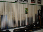 Blackpool Snooker Company Snooker and Pool Cue Display