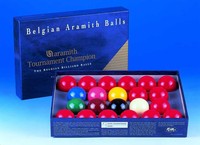 2 1/16" (52.5mm) Aramith Tournament Champion Snooker balls (15 reds)