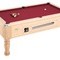 Ascot Beech Mechanically Coin Operated Pool Table