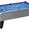 Omega Brushed Aluminium Freeplay Pool Table