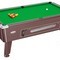 Omega Electronically Coin Operated Mahogany Pool Table